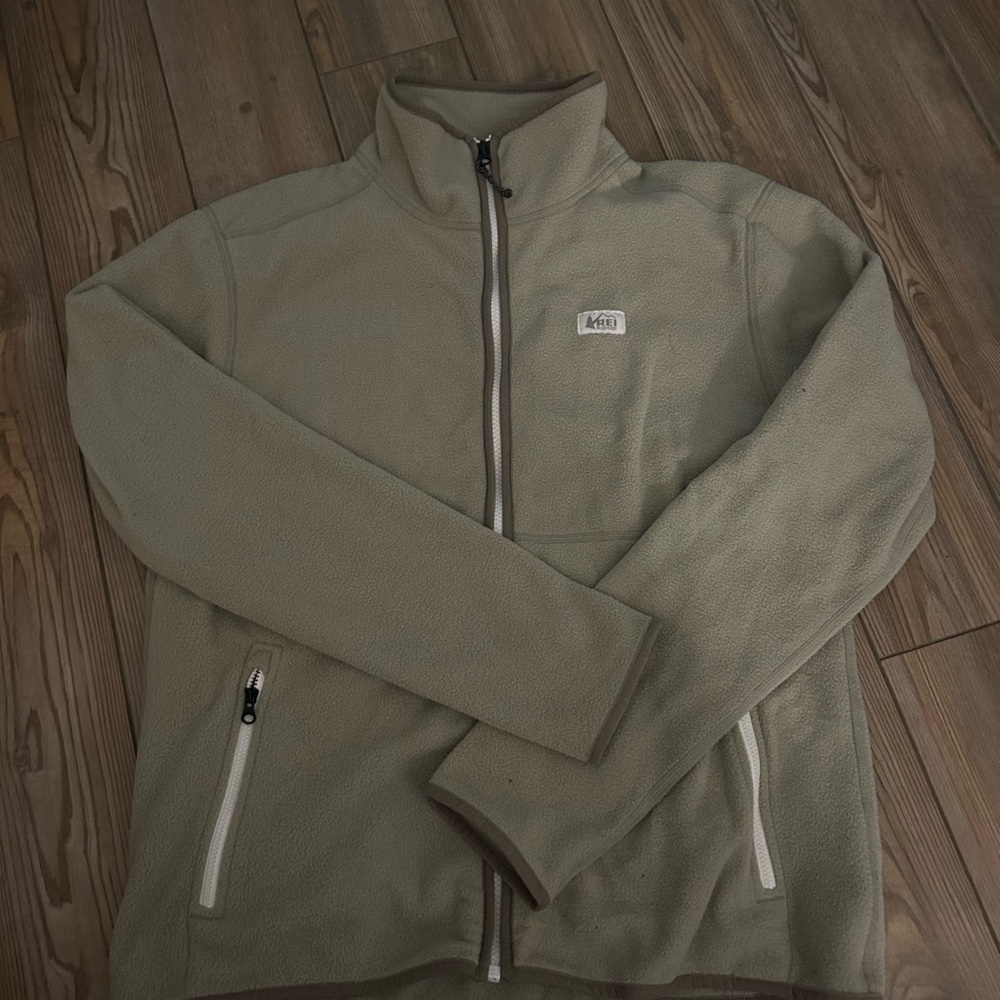 REI Tan Fleece Jacket